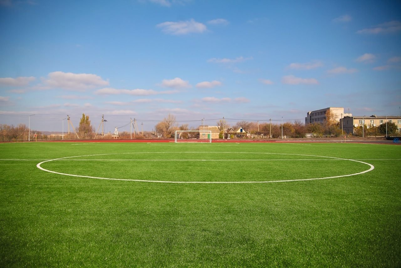 Новый стадион появился в Юрьевке Новый стадион появился в Юрьевке