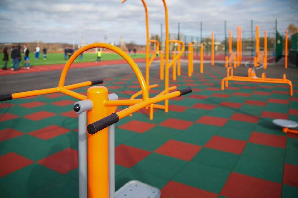 Здесь также появились тренажеры Здесь также появились тренажеры