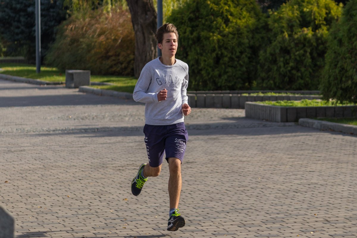 Студенты прибежали одними из первых