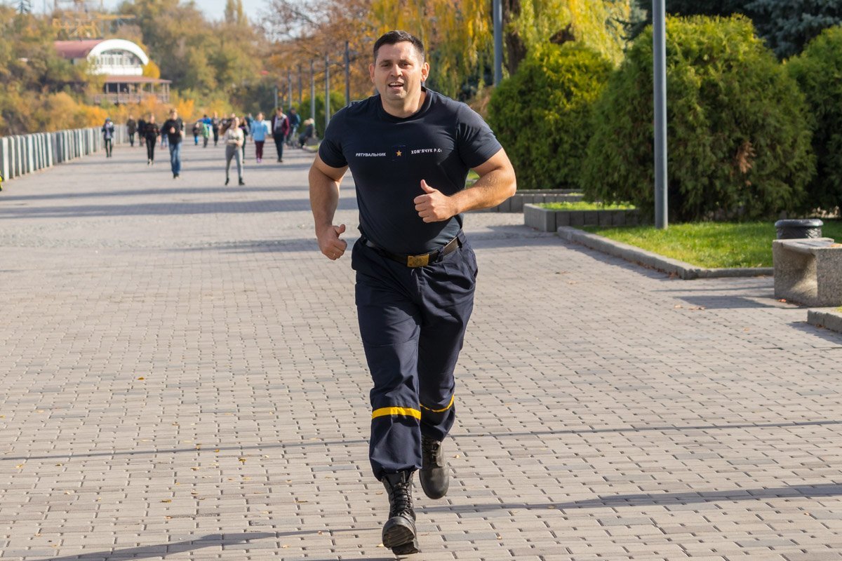 Физическая форма для спасателей тоже важна