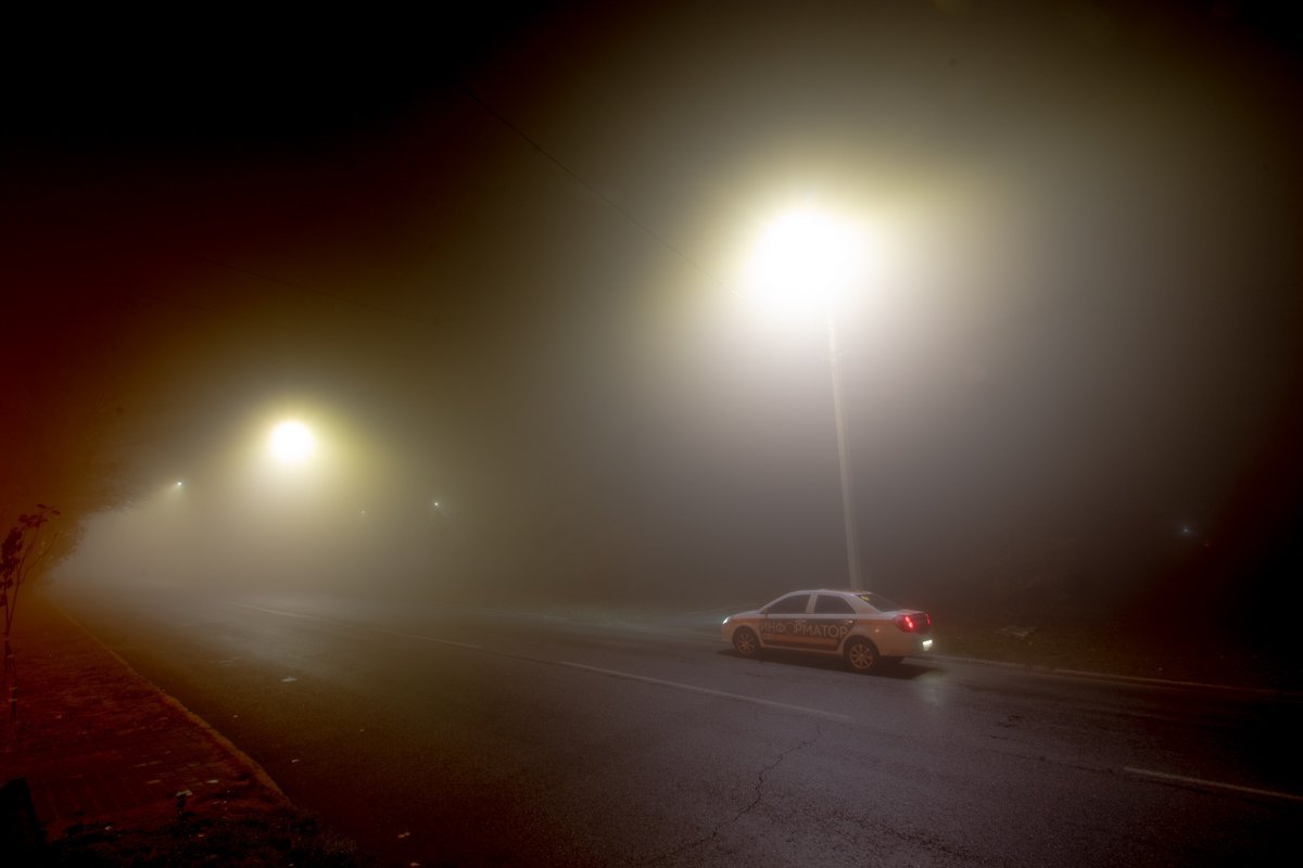 Туман начался еще ночью