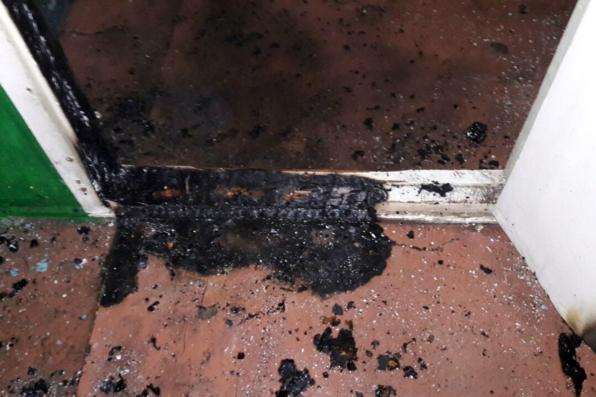 Потушить пожар удалось до приезда спасателей