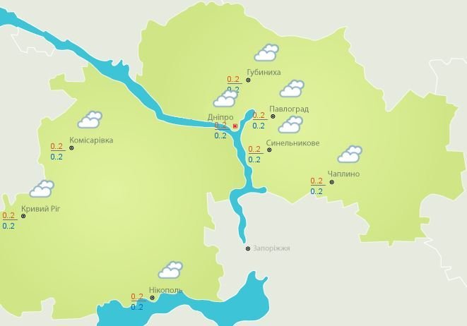 Данные гидрометцентра