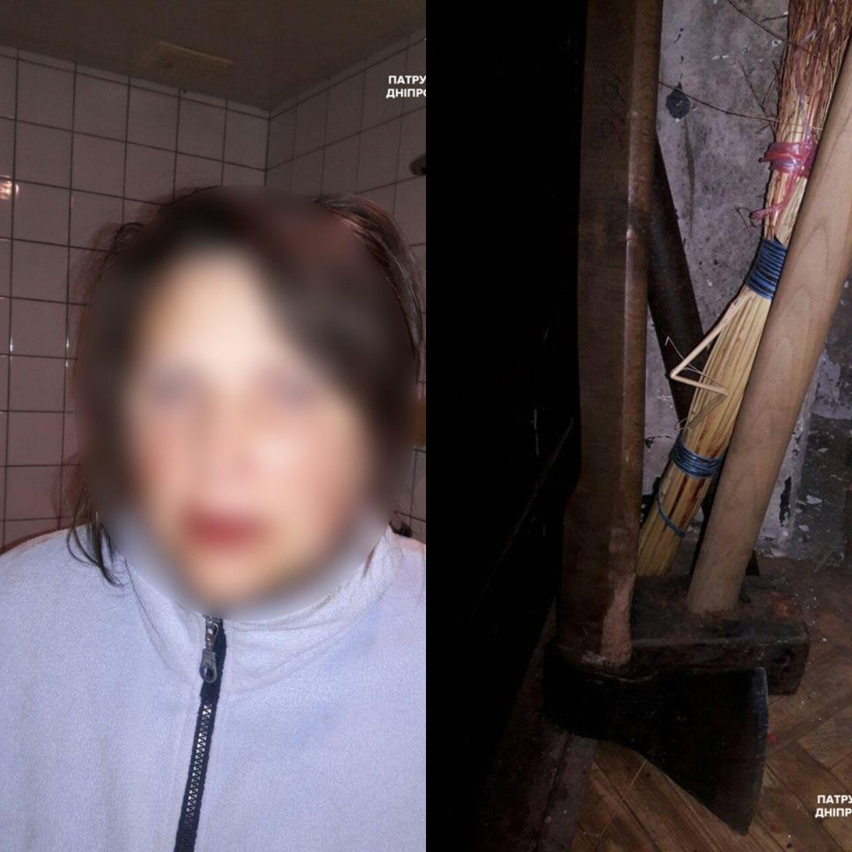 В Днепре мужчина избил жену и выгнал ее на улицу, угрожая топором 1