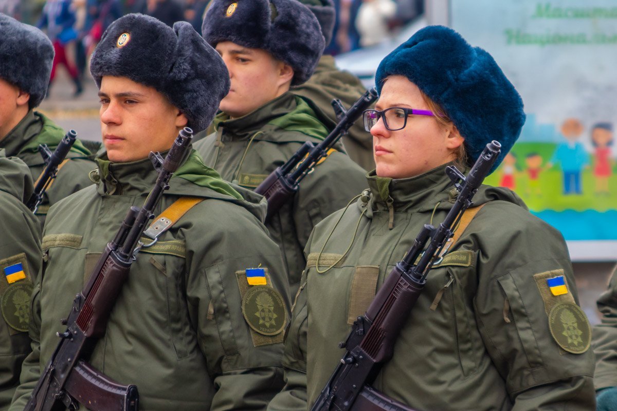 Присягу приняли 128 военных, 7 из которых - женщины Присягу приняли 128 военных, 7 из которых - женщины