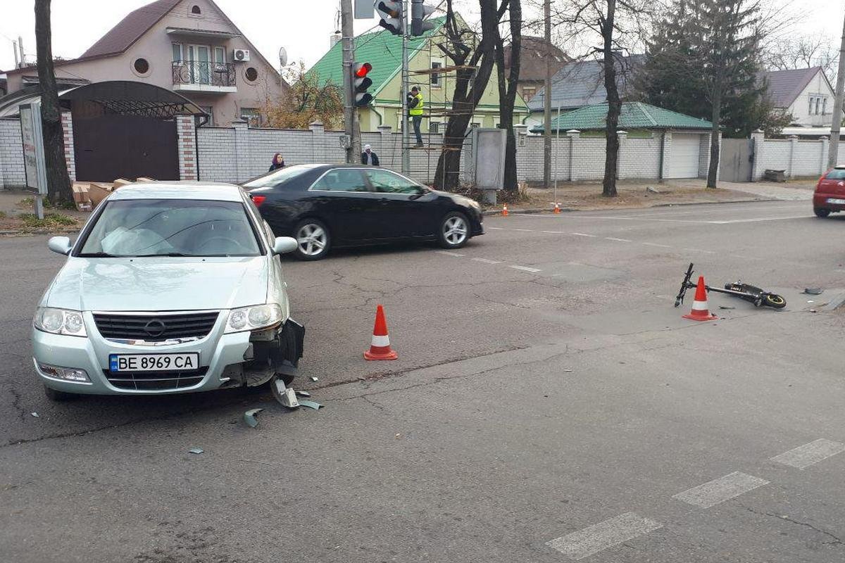 Авария произошла на перекрестке проспекта Гагарина и улицы Телевизионной