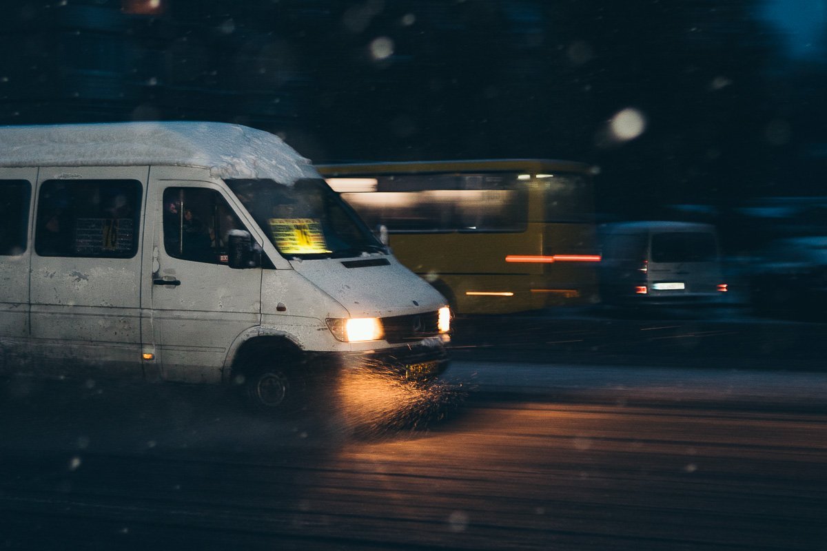 На дорогах города образовался коллапс 