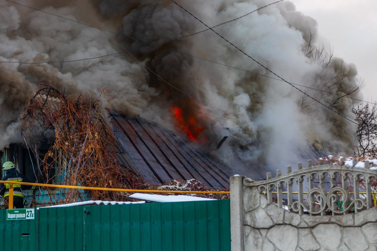 Пожар начался приблизительно в 7:20