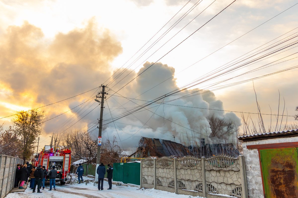 Правоохранители сообщили, что во время пожара никто не пострадал