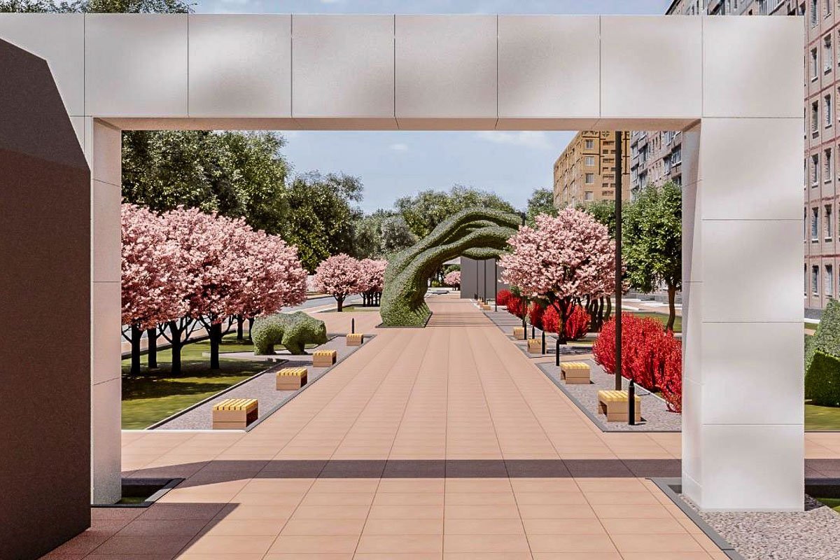 Жителей Моторной будет радовать такой сквер Жителей Моторной будет радовать такой сквер