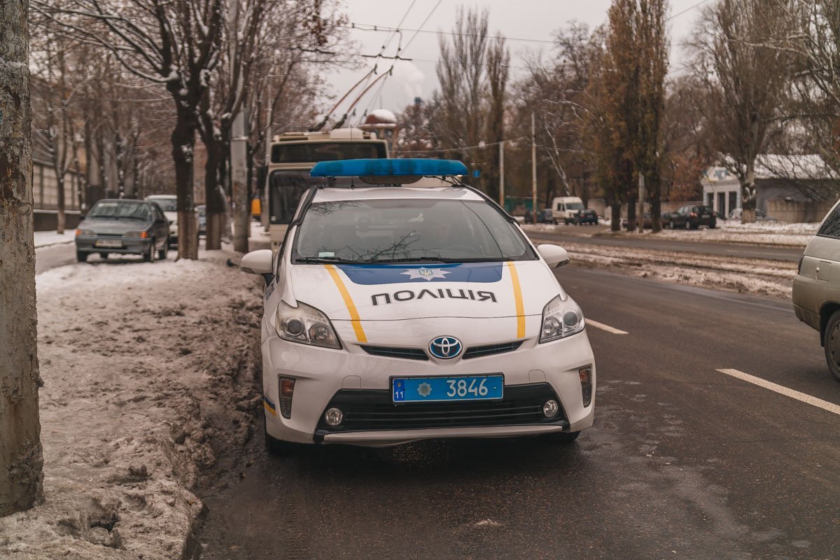 На месте работала патрульная полиция На месте работала патрульная полиция