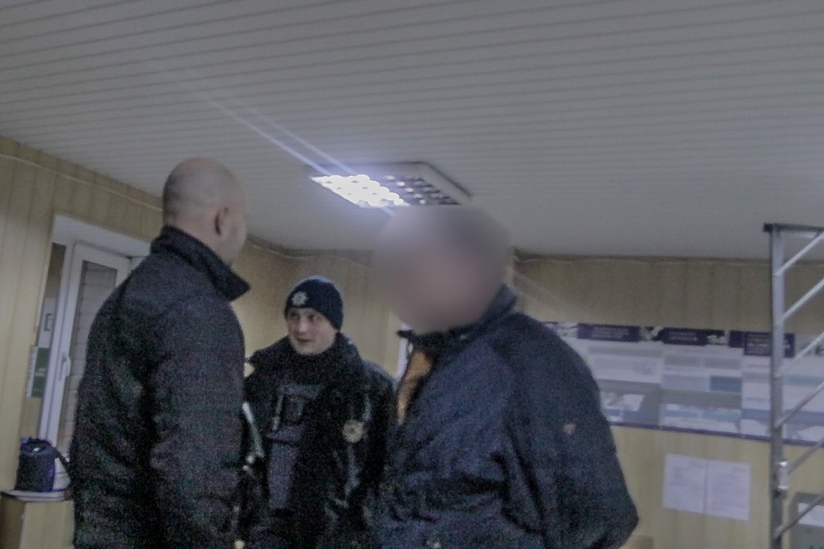 В отделении полиции