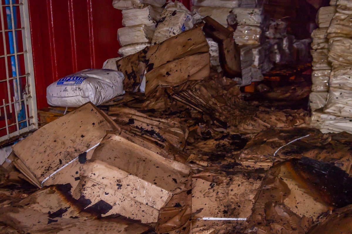 Пожар тушили около часа