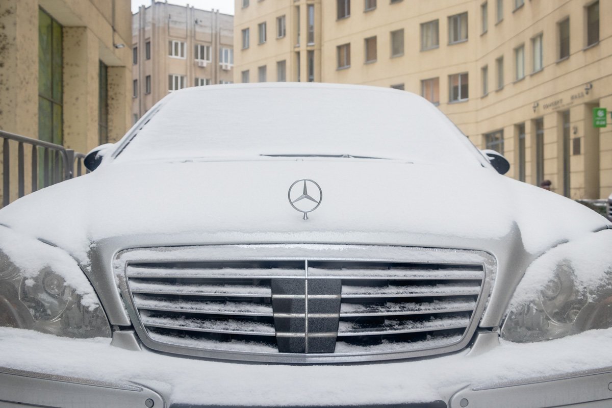 Днепр укатало снегом Днепр укатало снегом