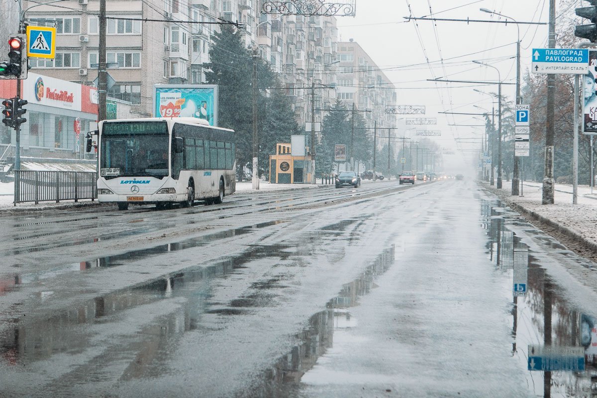В большинстве районах Днепра пробок не наблюдается 