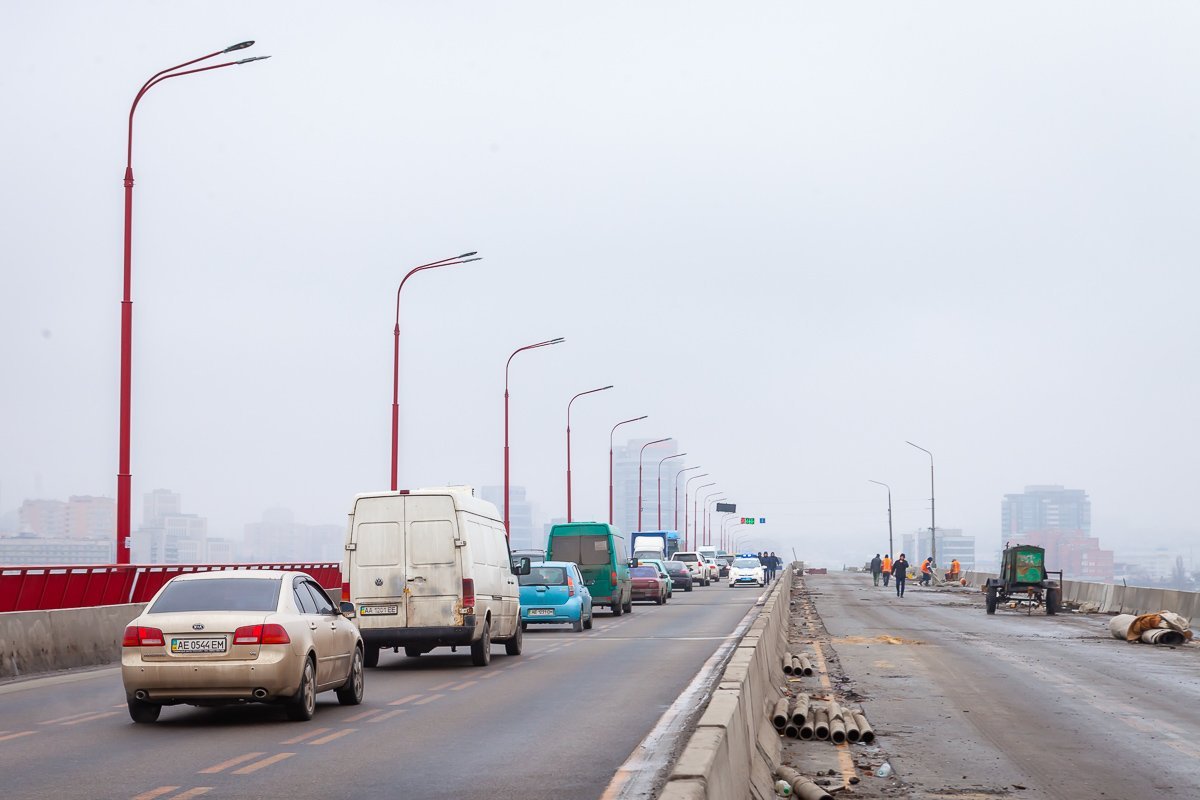 Новый мост частично перекрыт Новый мост частично перекрыт