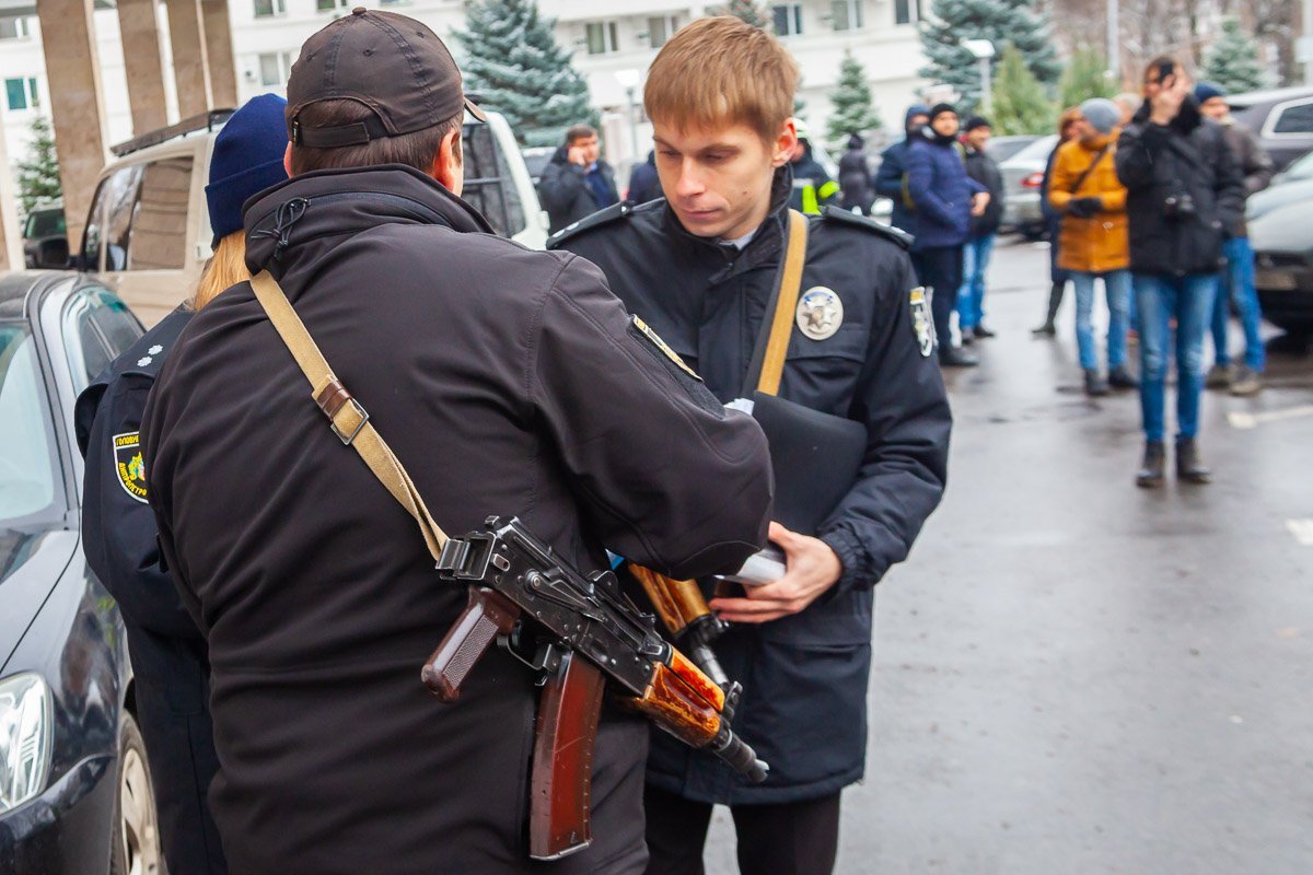 На месте работали сотрудники полиции