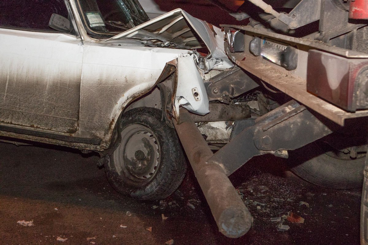 Авария произошла напротив заправки Speedway Авария произошла напротив заправки Speedway