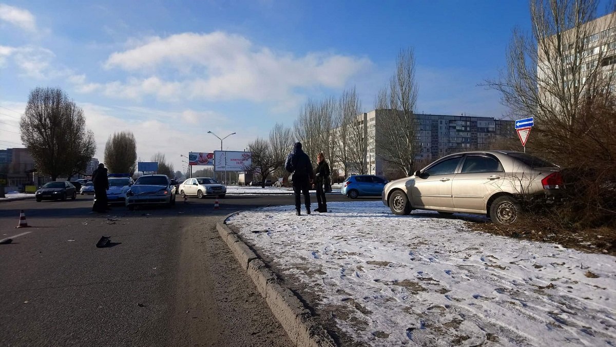 В результате столкновения никто не пострадал В результате столкновения никто не пострадал