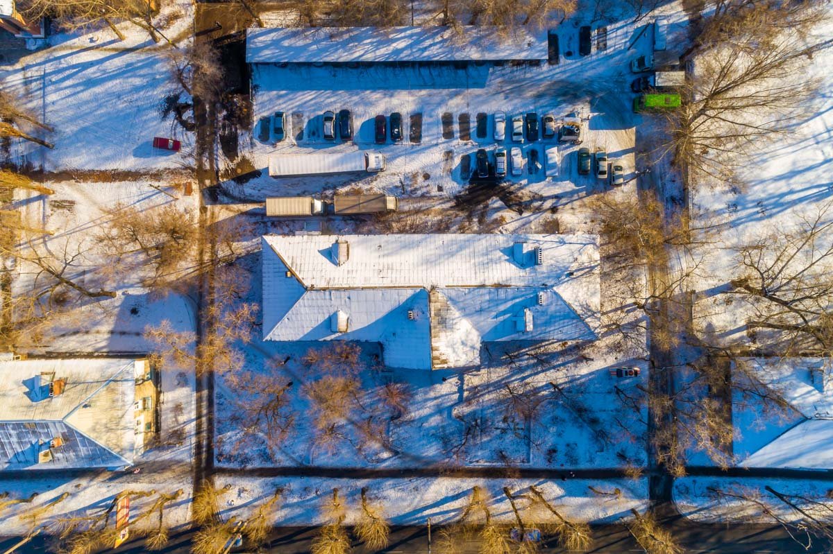 Здание почти заброшено