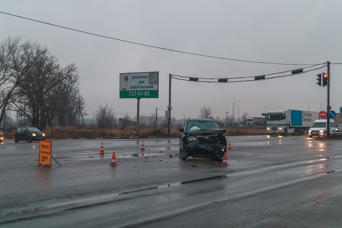 Водитель Subaru отделался лишь испугом Водитель Subaru отделался лишь испугом