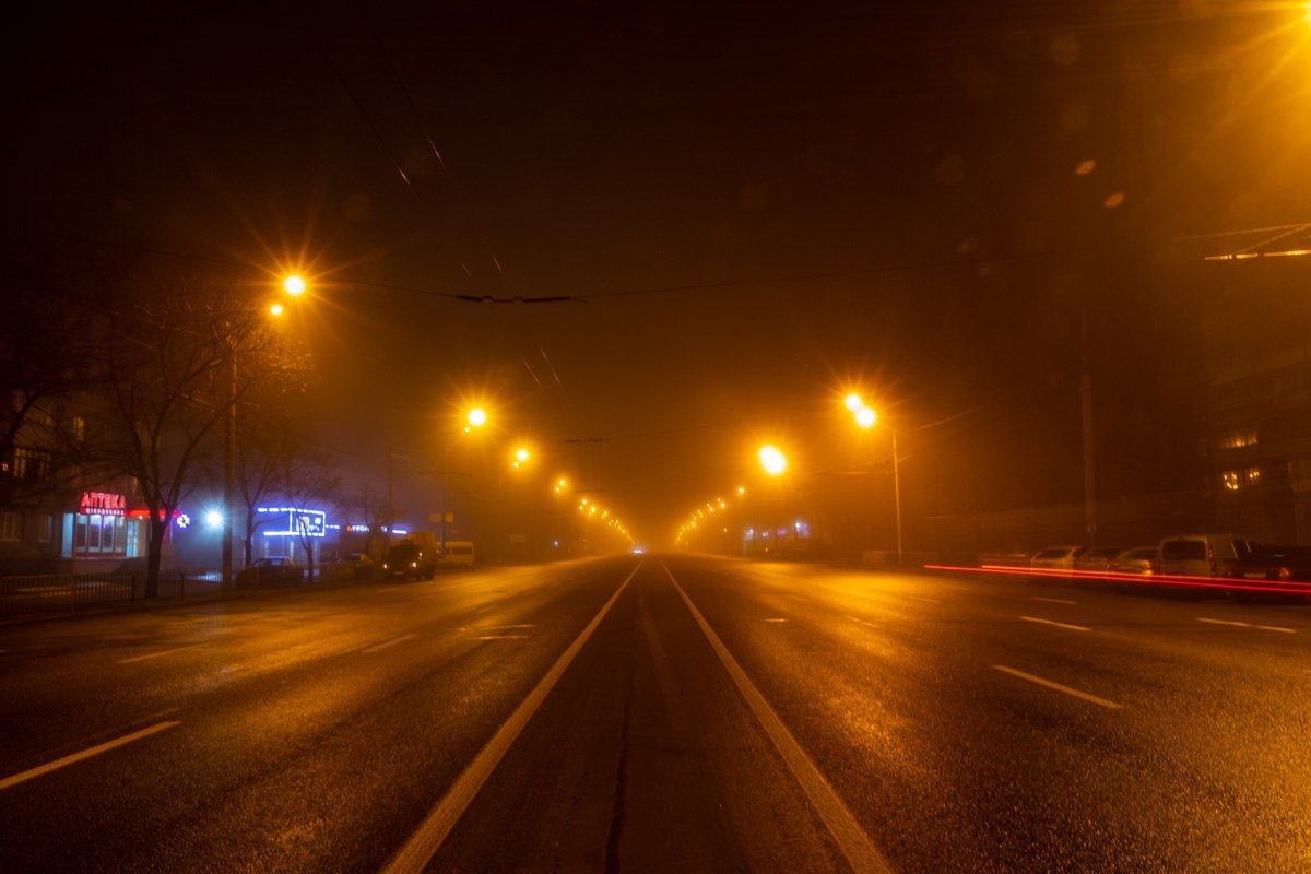 На Левом берегу туман чуть сильнее На Левом берегу туман чуть сильнее