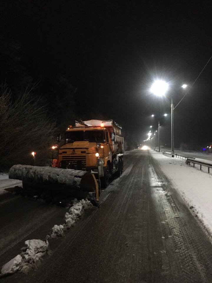 В каком состоянии трассы в Днепропетровской области в связи с непогодой 2