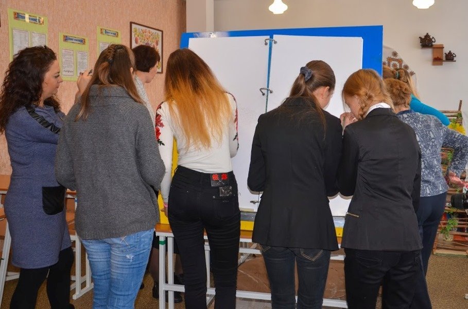 Акция проходила в Днепровской школе № 87