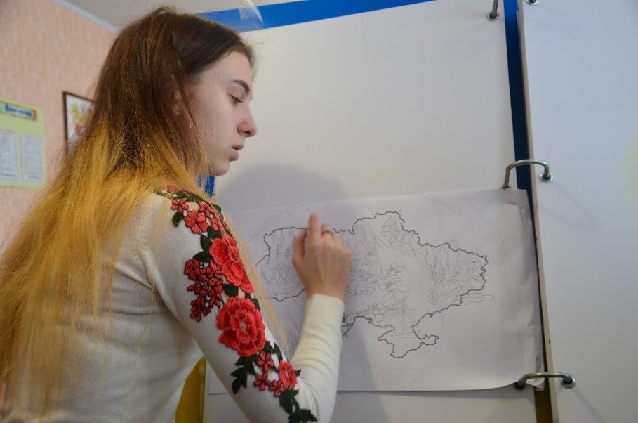 Участница акции Мария Гета