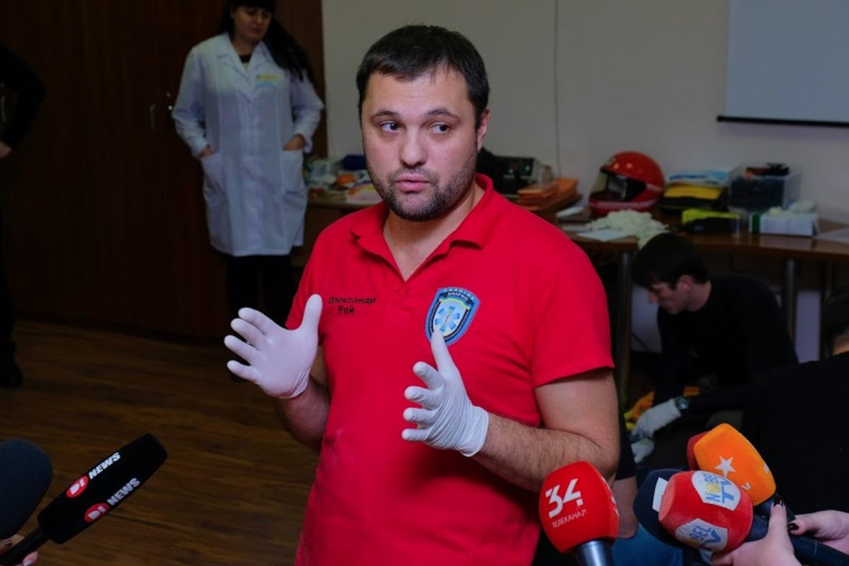 Александр Рой, заведующий учебно-тренировочного отделения экстренной медицины и медицины катастроф