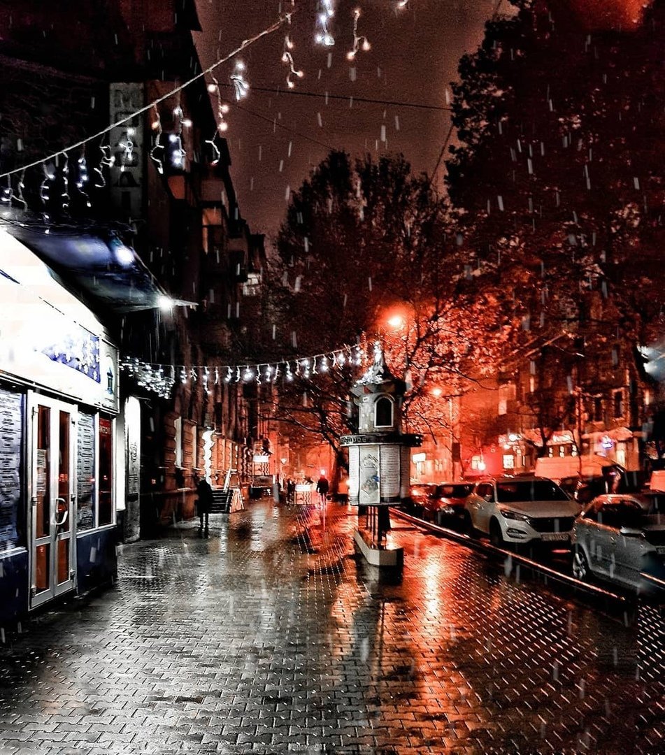 Холодный дождь декабря. Фото: anna_kolomoecsh