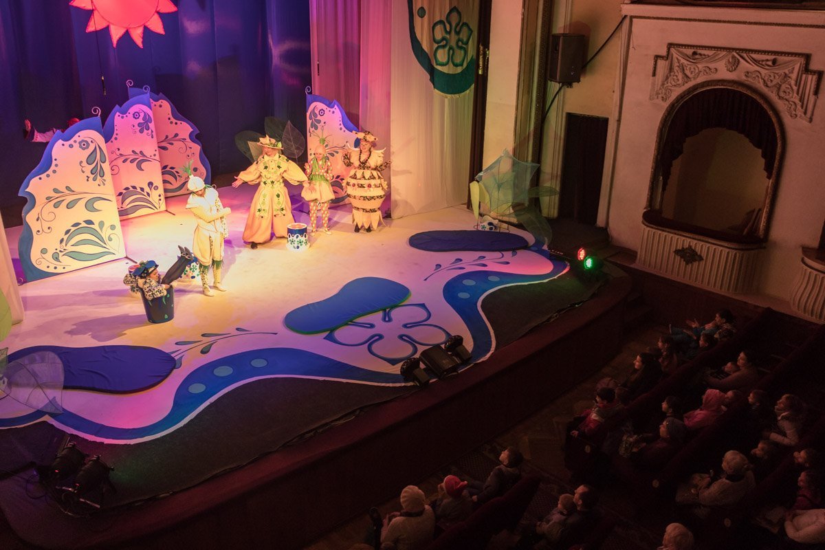 Спектакль увлек зрителей