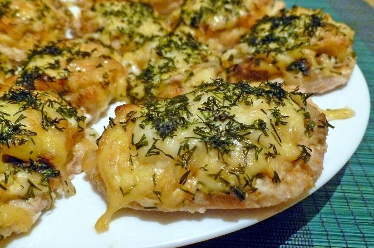 Куриное филе "под шубой" в духовке 