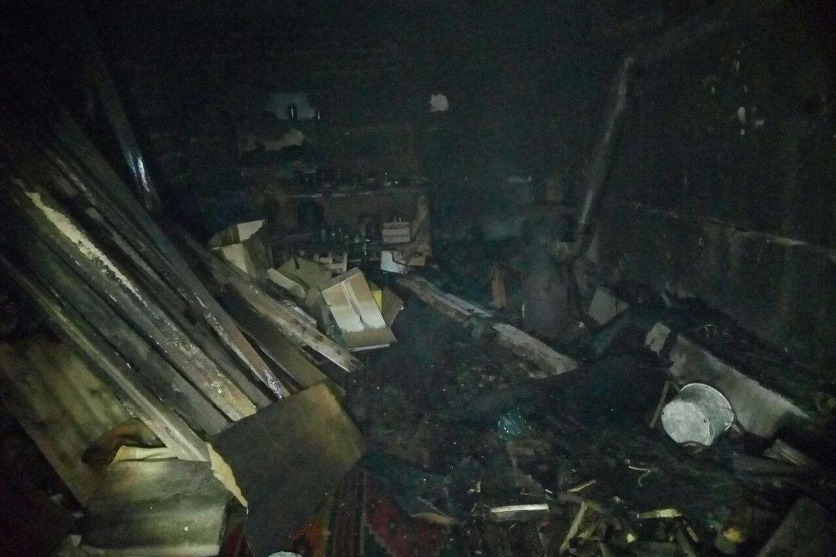 В момент возгорания внутри гаража находился его хозяин