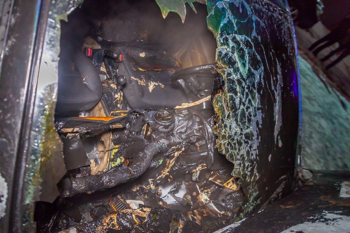 Салон пострадал