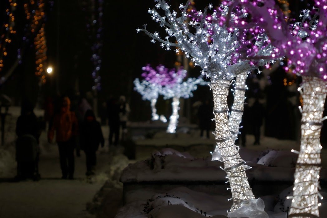 Все эти огоньки словно гипнотизируют