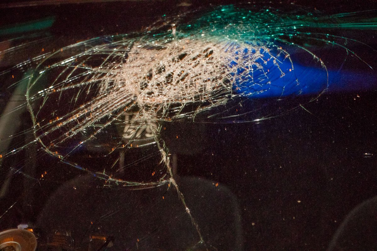 В результате столкновения никто не пострадал В результате столкновения никто не пострадал