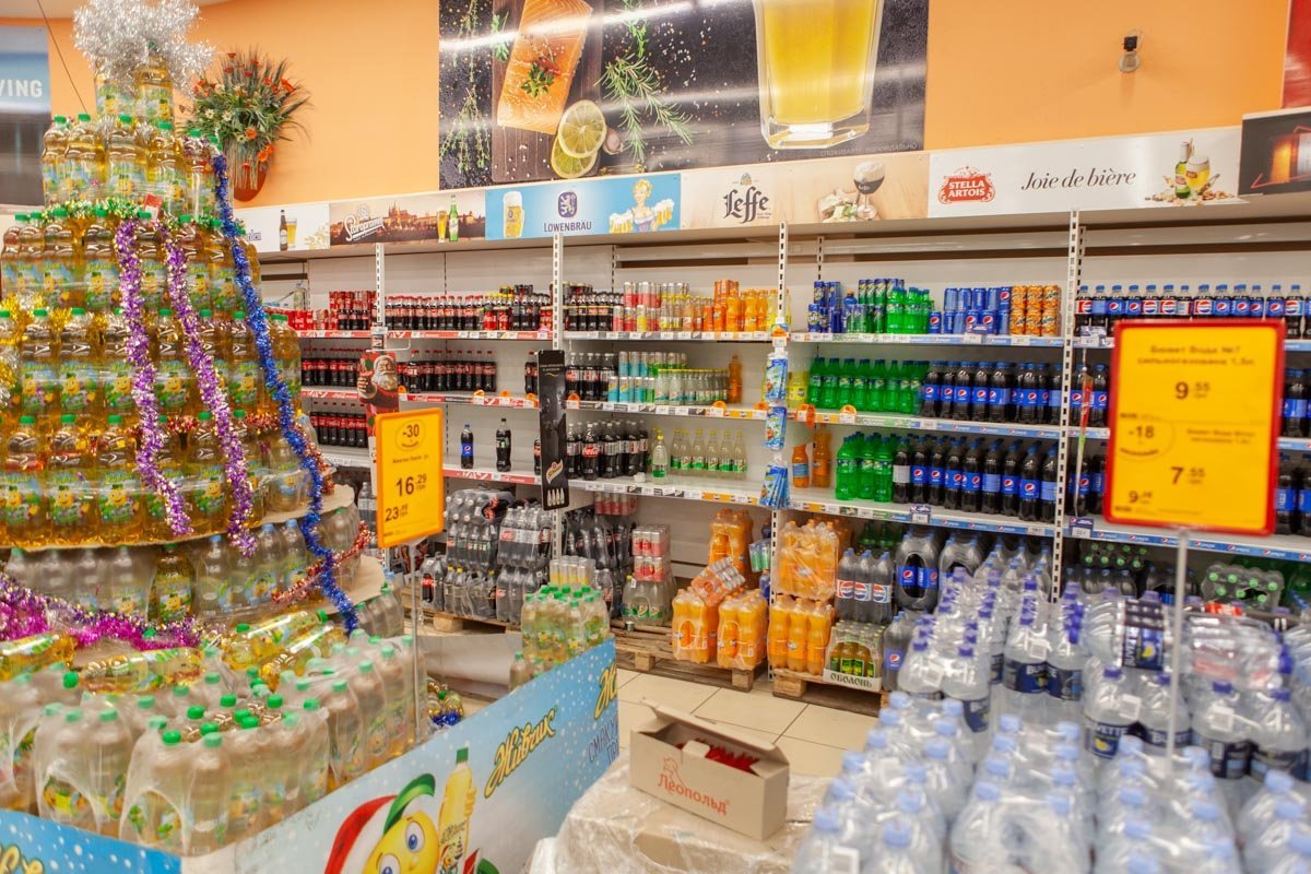 Судя по прилавкам, Coca-Cola в приоритете 