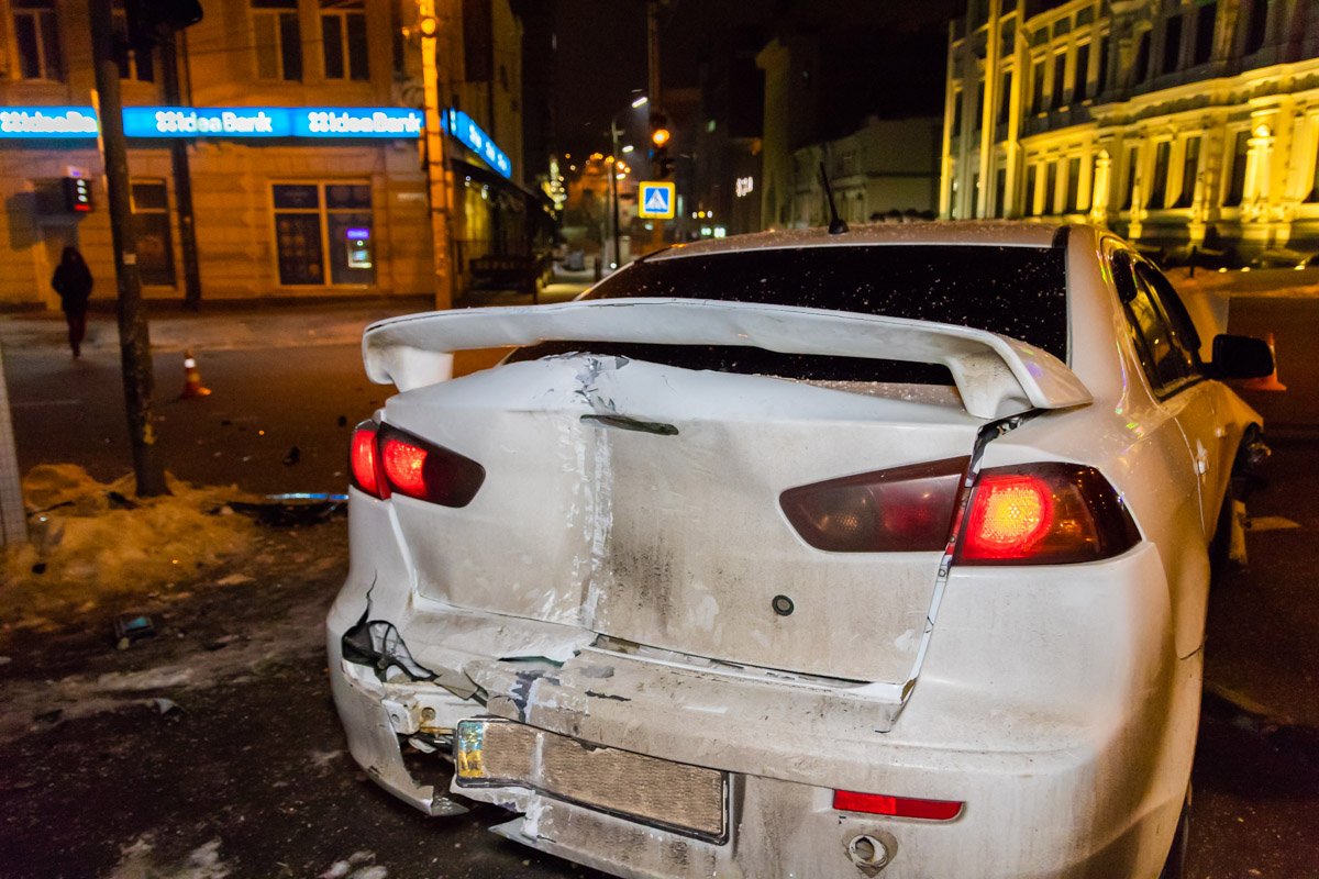 Mitsubishi не уступил дорогу