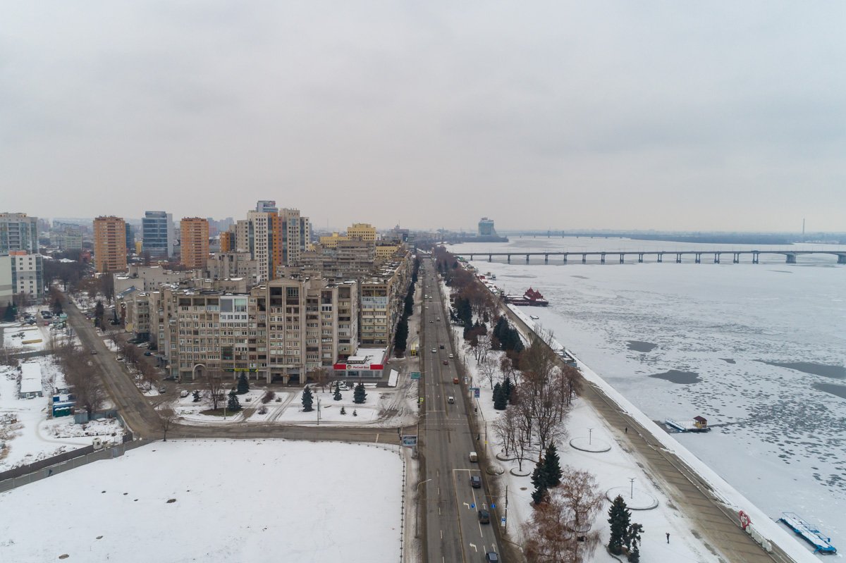 Пускай холод не будет преградой для прогулок по Днепру