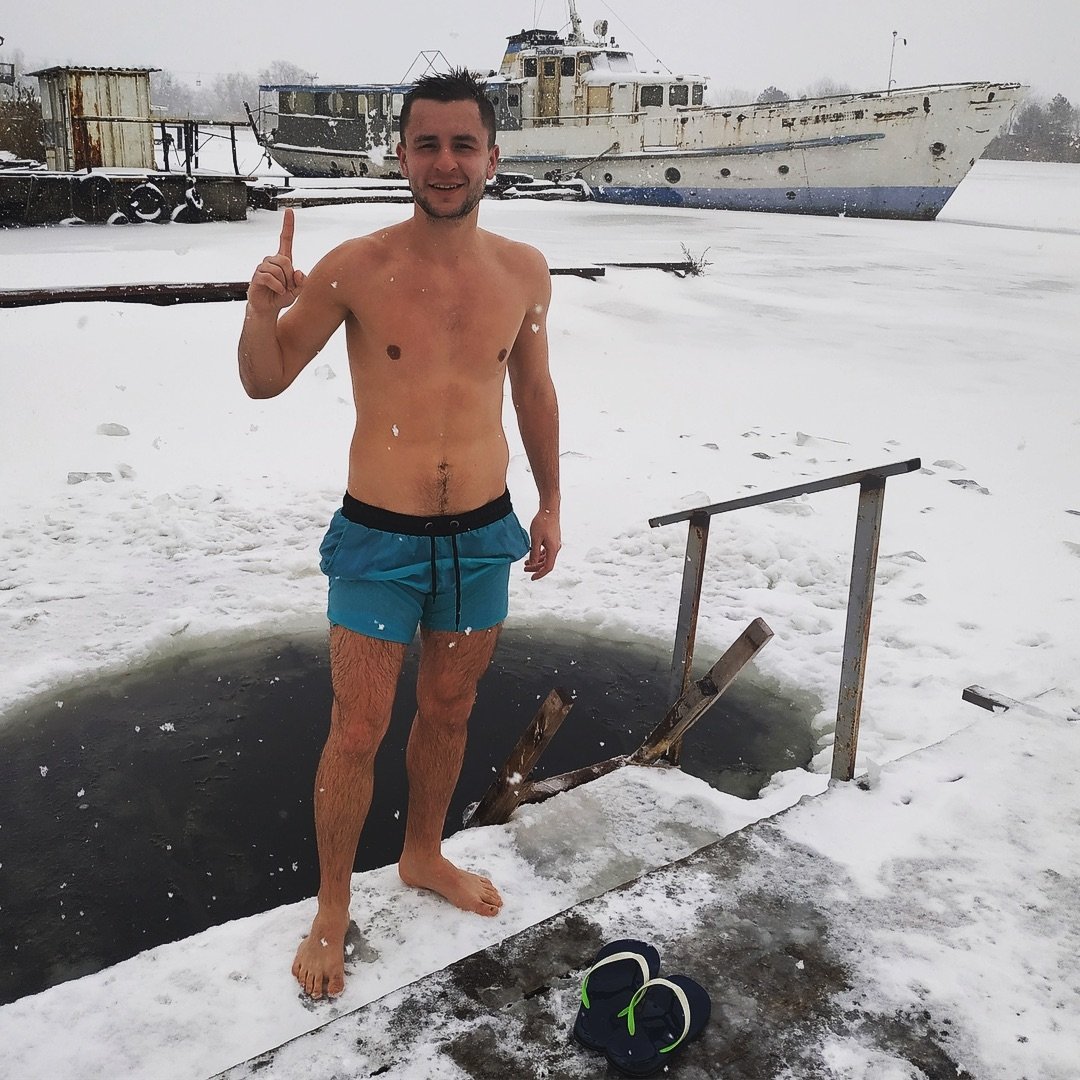 Кто-то уже репетирует Крещение. Фото: endru_1788