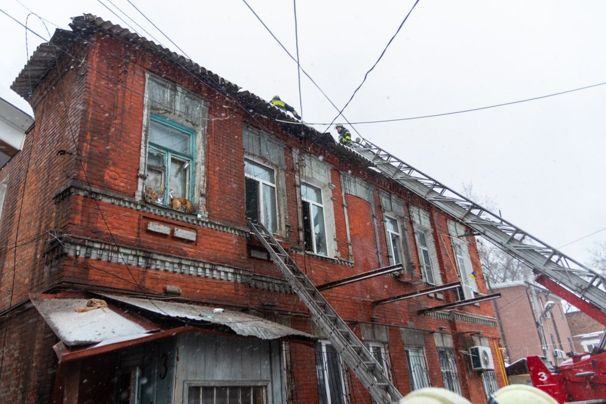 Пожар на улице Троицкой