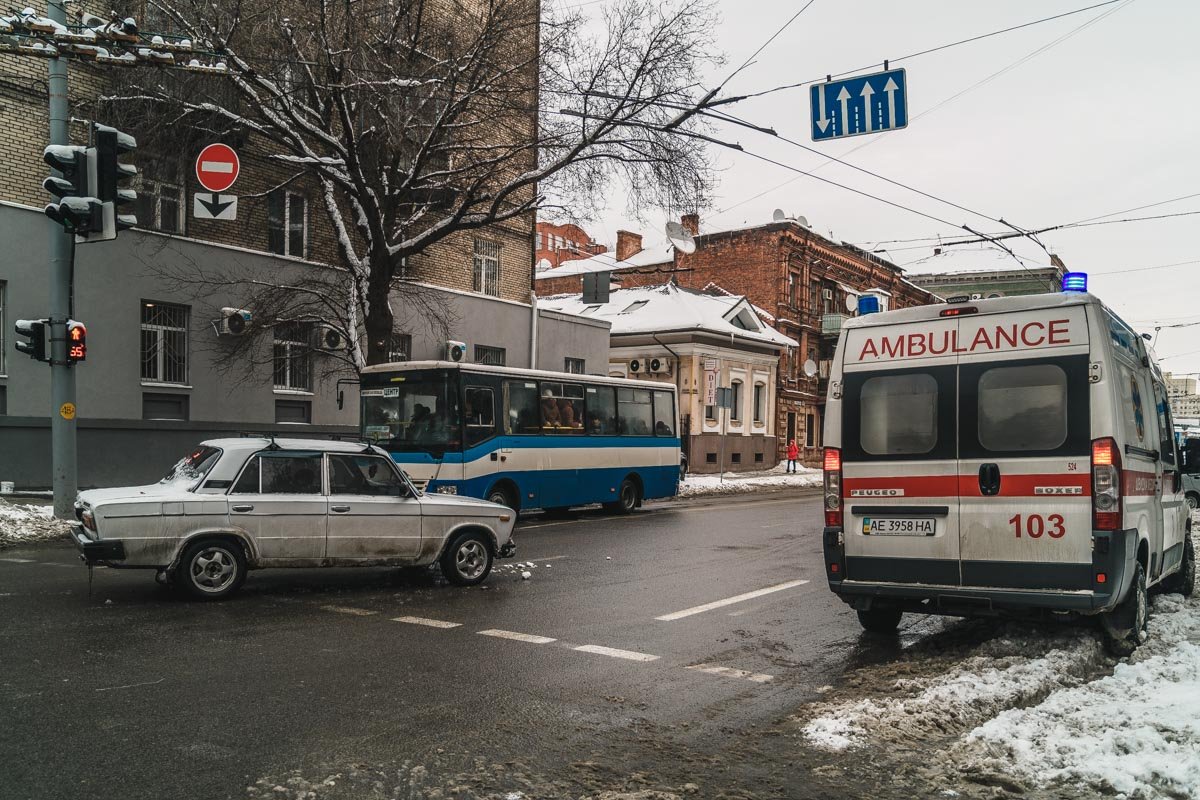 Женщину госпитализировали