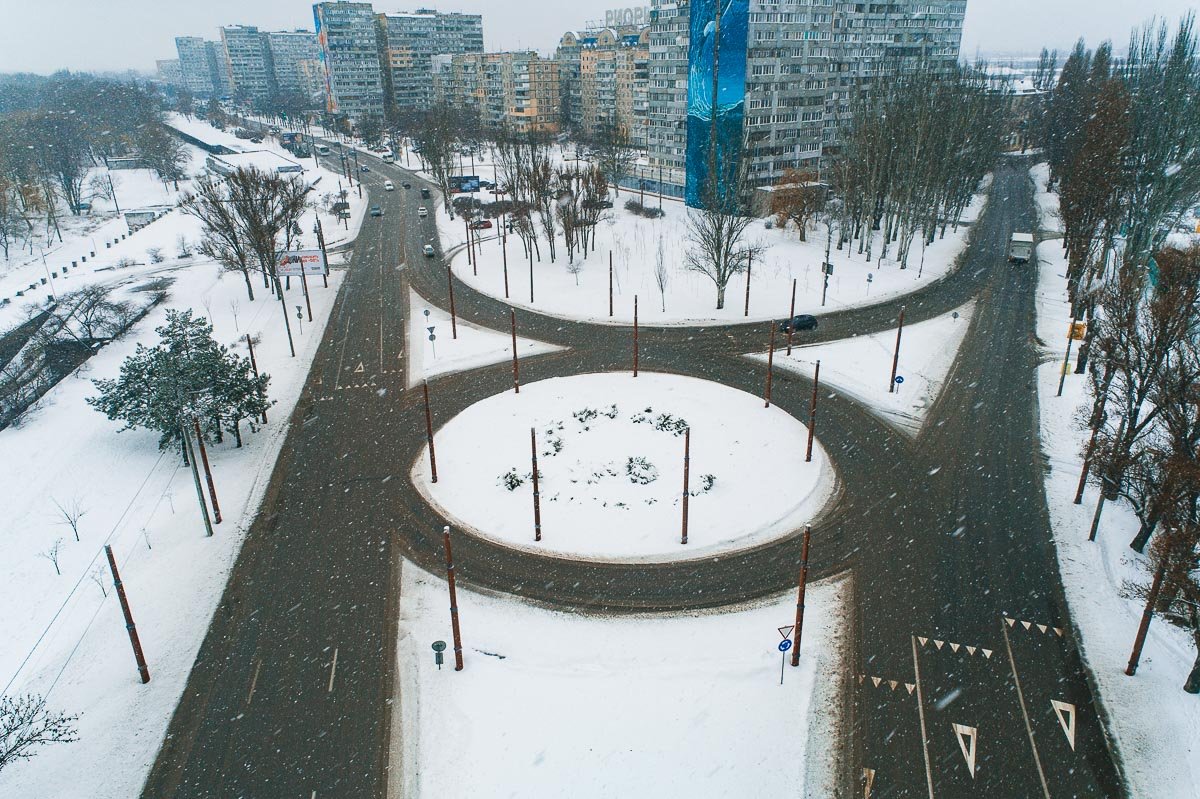  В прошлом месяце опоры установили на развязке рядом с Новым мостом