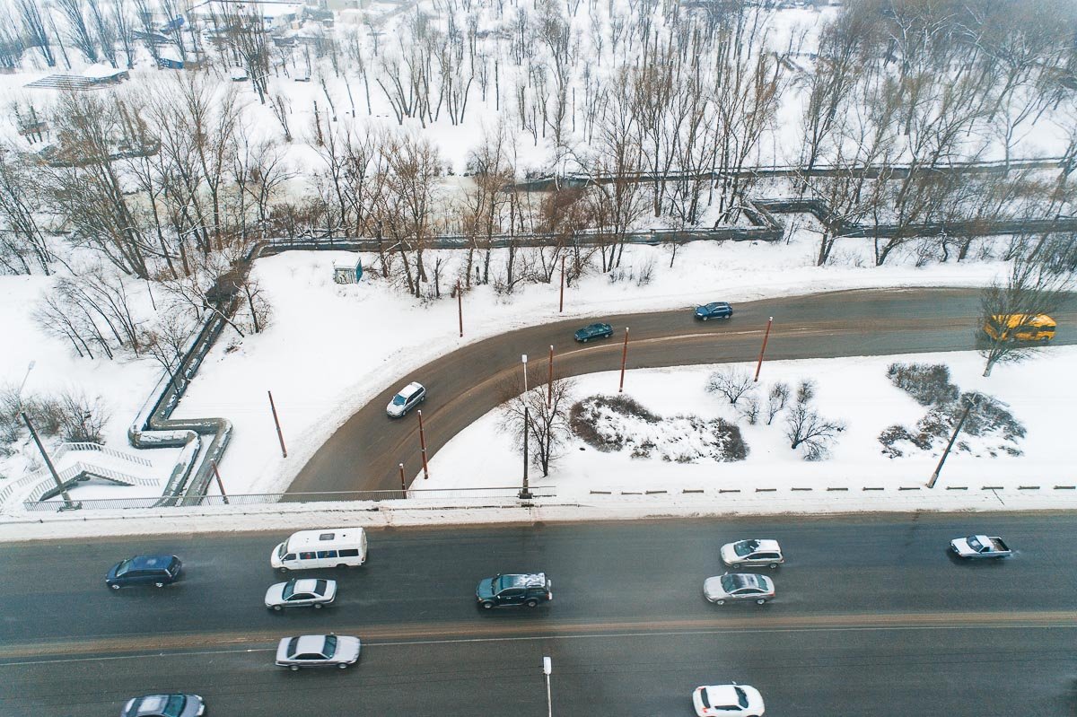 Рабочий процесс не стоит на месте и периодически на будущем маршруте появляются все новые опоры 