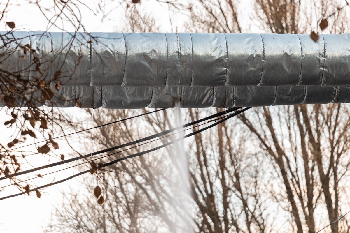 Причина, по которой лопнула труба - неизвестна