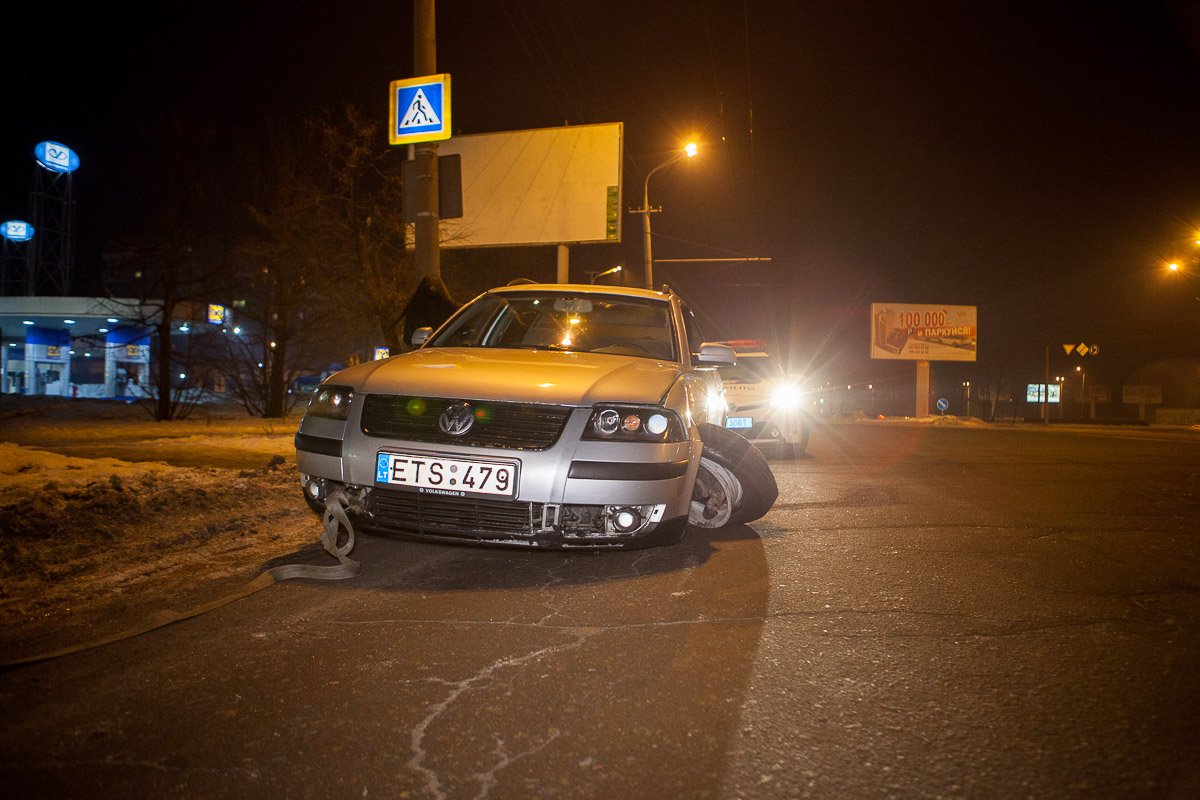 У водителя были признаки алкогольного опьянения