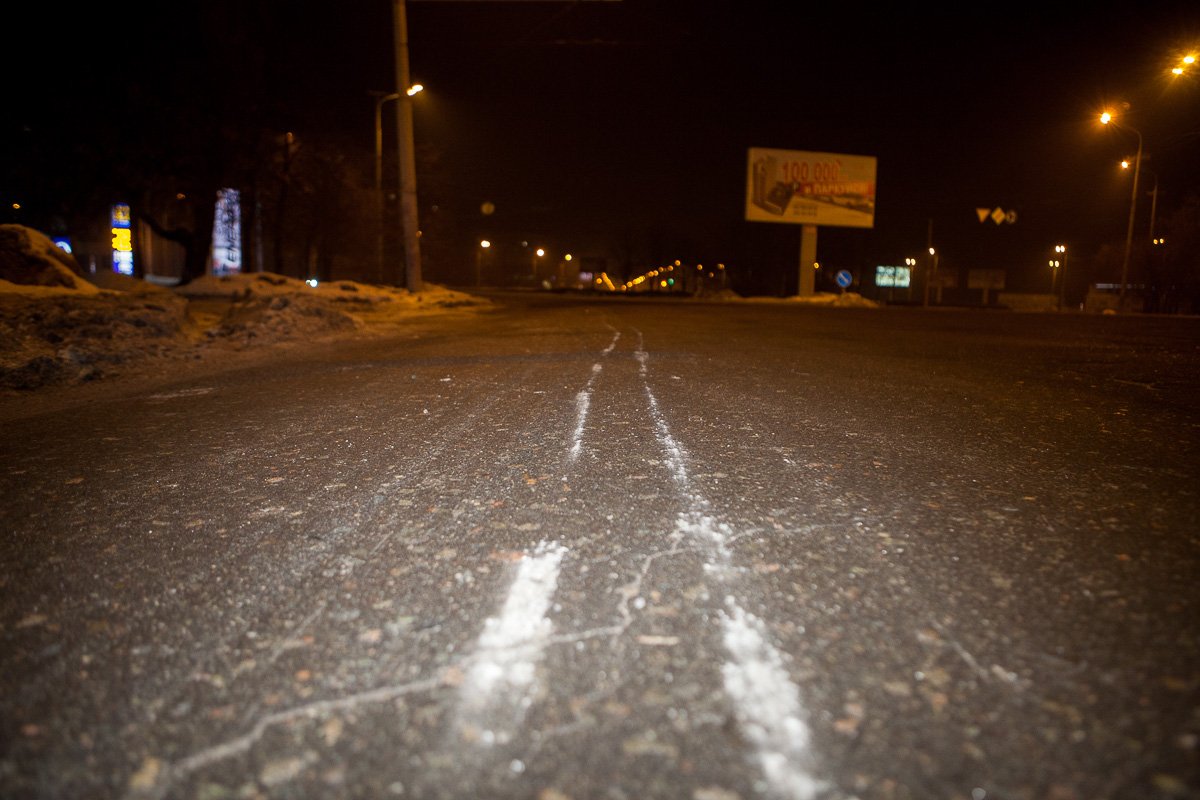 Водитель хотел уехать с места происшествия 