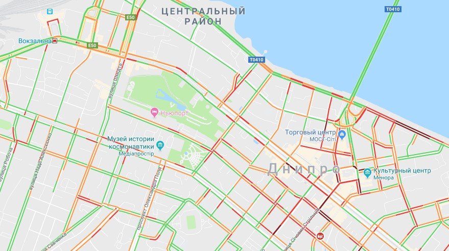 Центр в пробках Центр в пробках