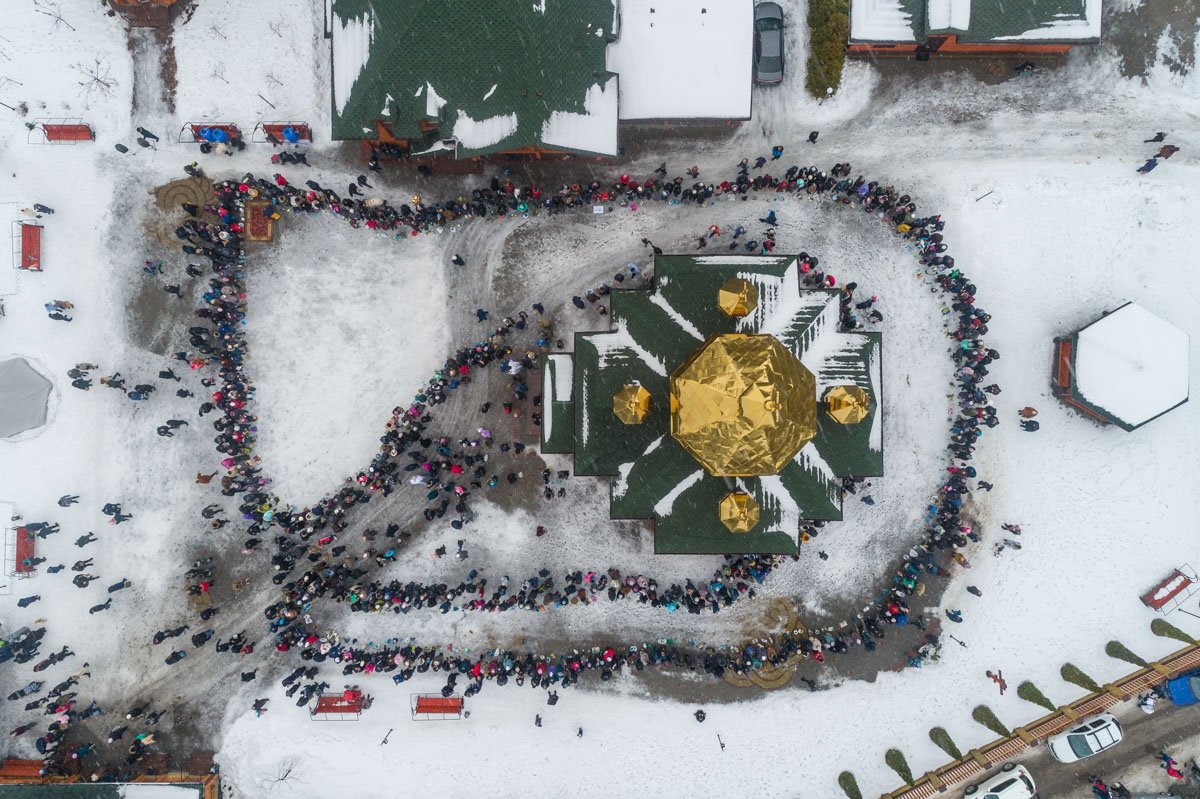 Храм выглядит впечатляюще с высоты Храм выглядит впечатляюще с высоты